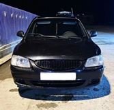 Решетка радиатора Hyundai Accent (плетенка) ЧЕРНЫЙ (вар.2)